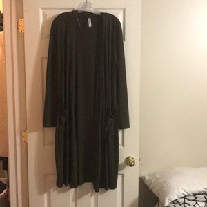 Winter Duster Pocket Cardigan (Extra Long)